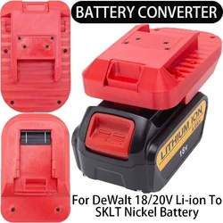 Battery Adapter/Converter for SKIL Nickel Tools to DeWalt 18/20V Li-ion Battery Adapter Power Tool Accessory