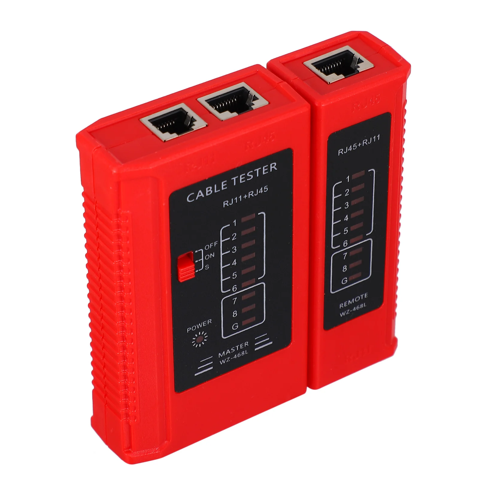 

Network Cable Tester RJ11 Ethernet Telephone Wire Tracer Red H held LED Display Open Short Test Tool