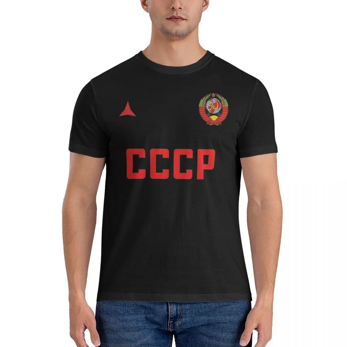 Soviet Union National Team Soccer Retro CCCP T-Shirt Male 100 Cotton T-Shirts Summer O-Neck Hip Hop Tee Shirt Oversized Tops