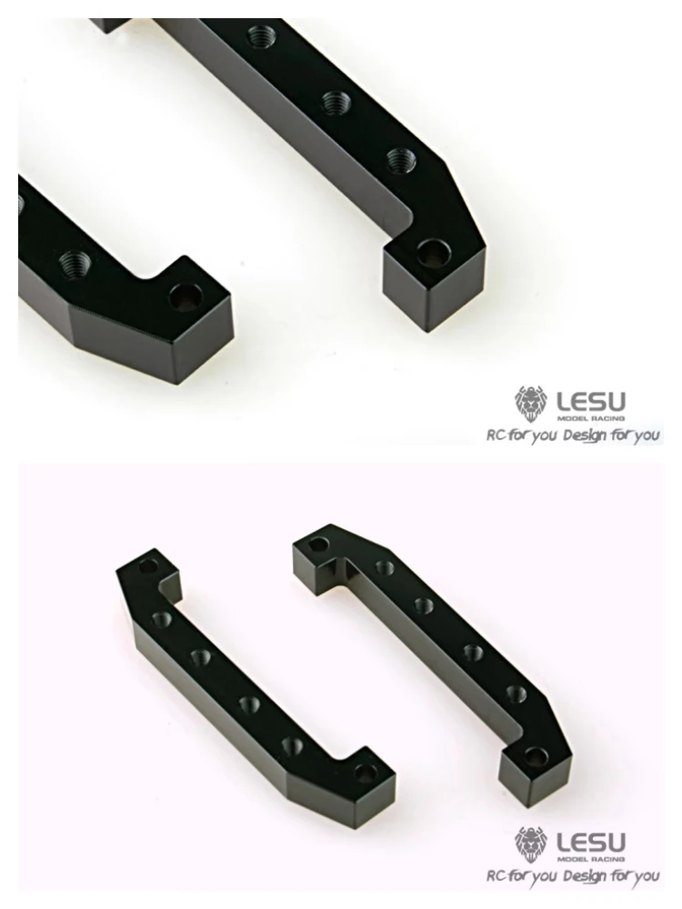 RC 1/14 Metall-Front-Doppelservo-Halterung für Tamiya Hydraulikbagger, Lader, Muldenkipper für VOLVO Kipper DIY-Teile – Detail 3