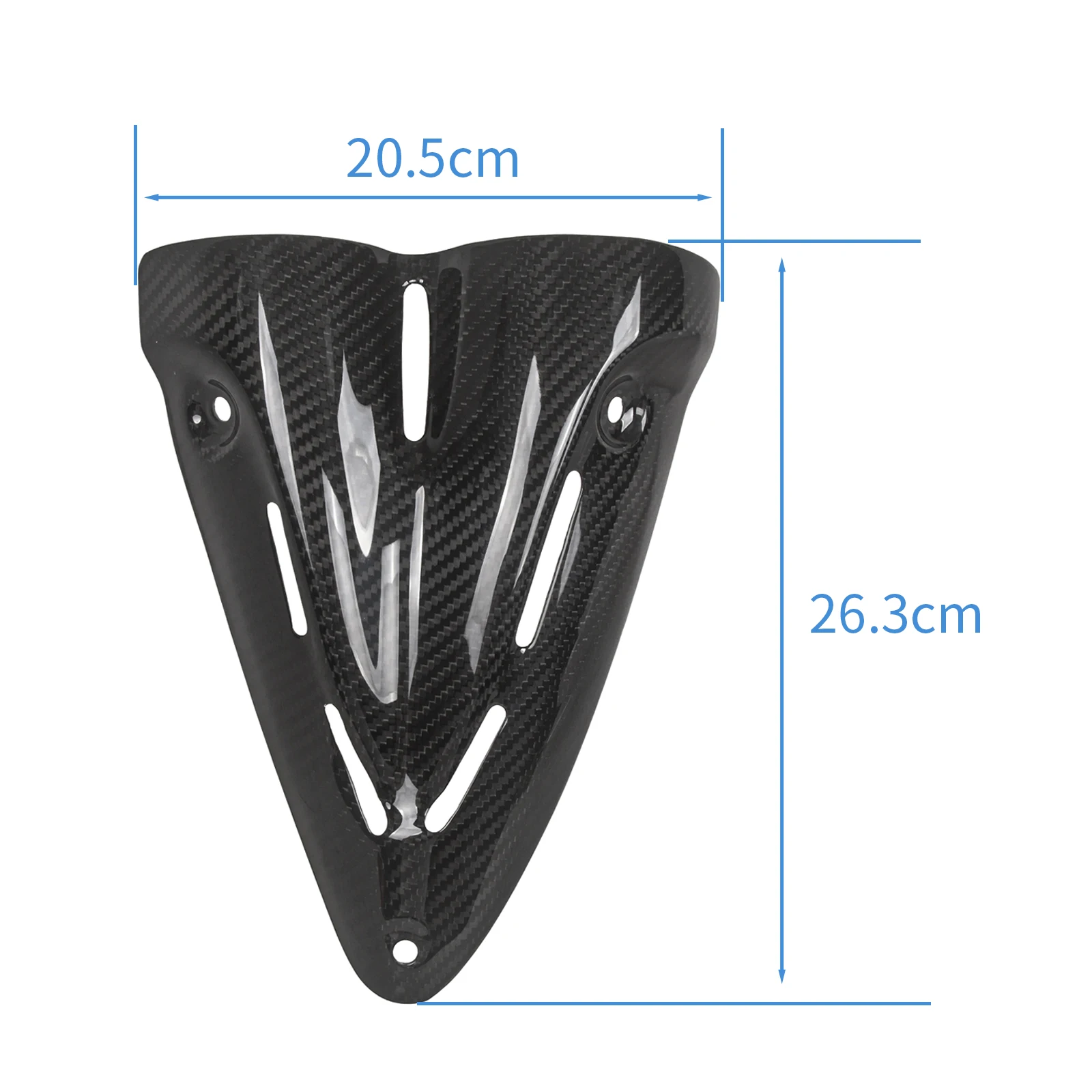 For Ducati Diavel 2011 2012 2013 2014 100% Carbon Fiber Exhaust Cover Heat Shield Protector Motorcycle Fairing Modification