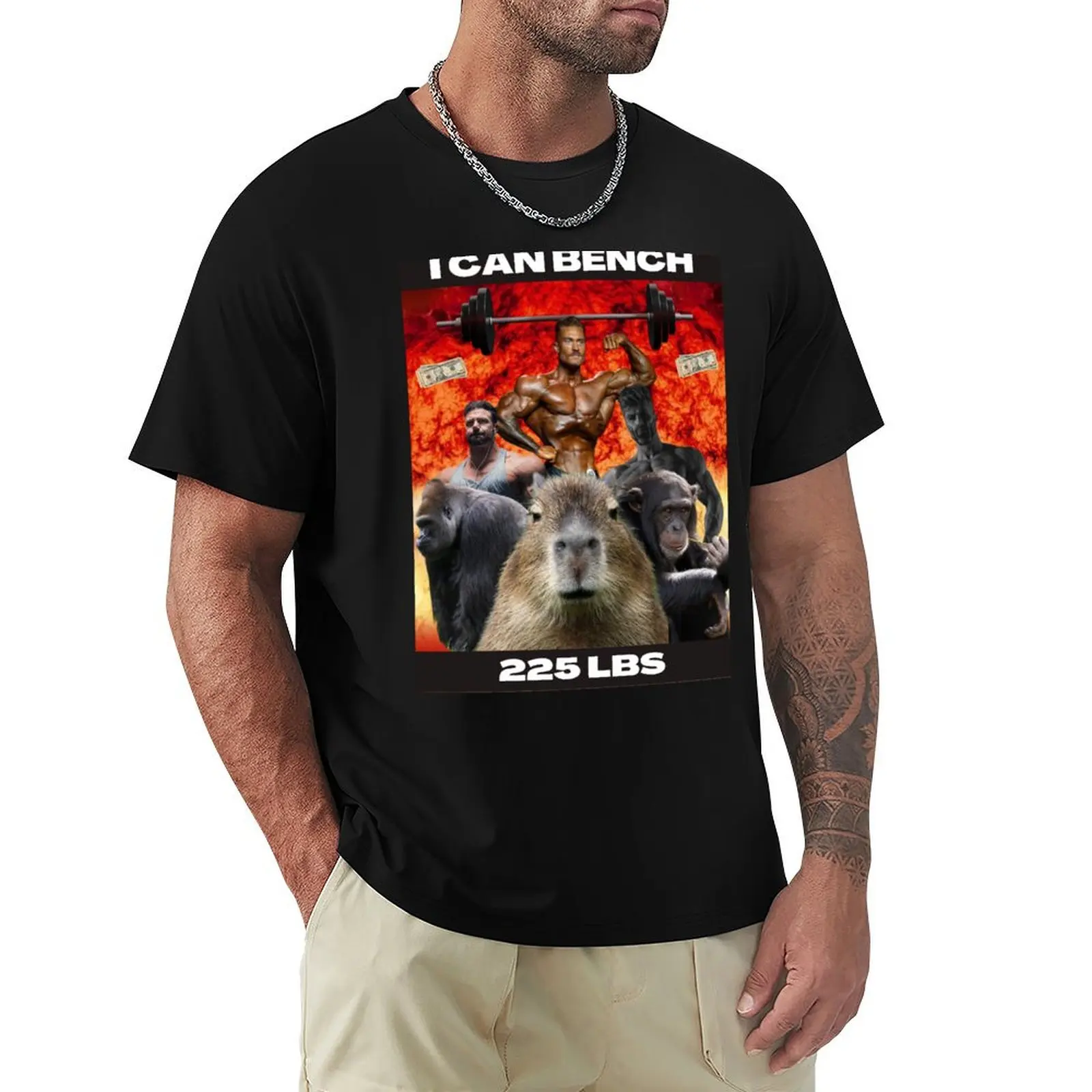 I Can Bench 225 Pounds T-Shirt graphic t shirts for man T-Shirt