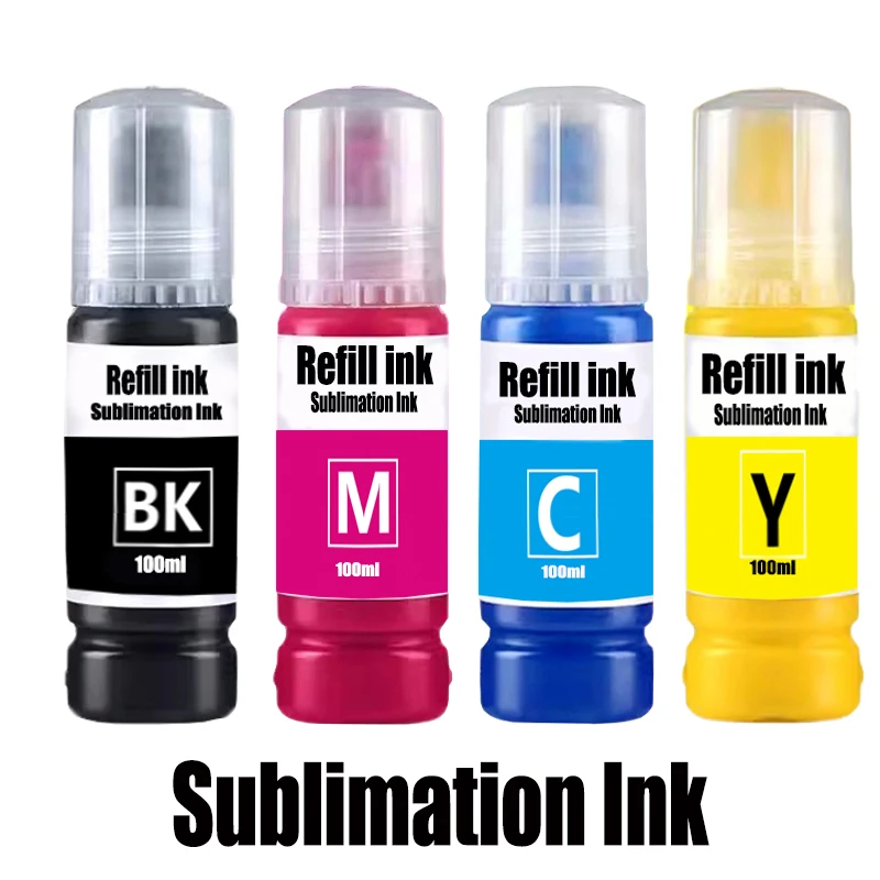 Cartouche d'encre par Sublimation 100ml, pour imprimantes Epson ET-2720 ET-2760 4700 4760 1500 WF3620 WF3640 WF7610 WF7620 WF7710 WF7720 F500