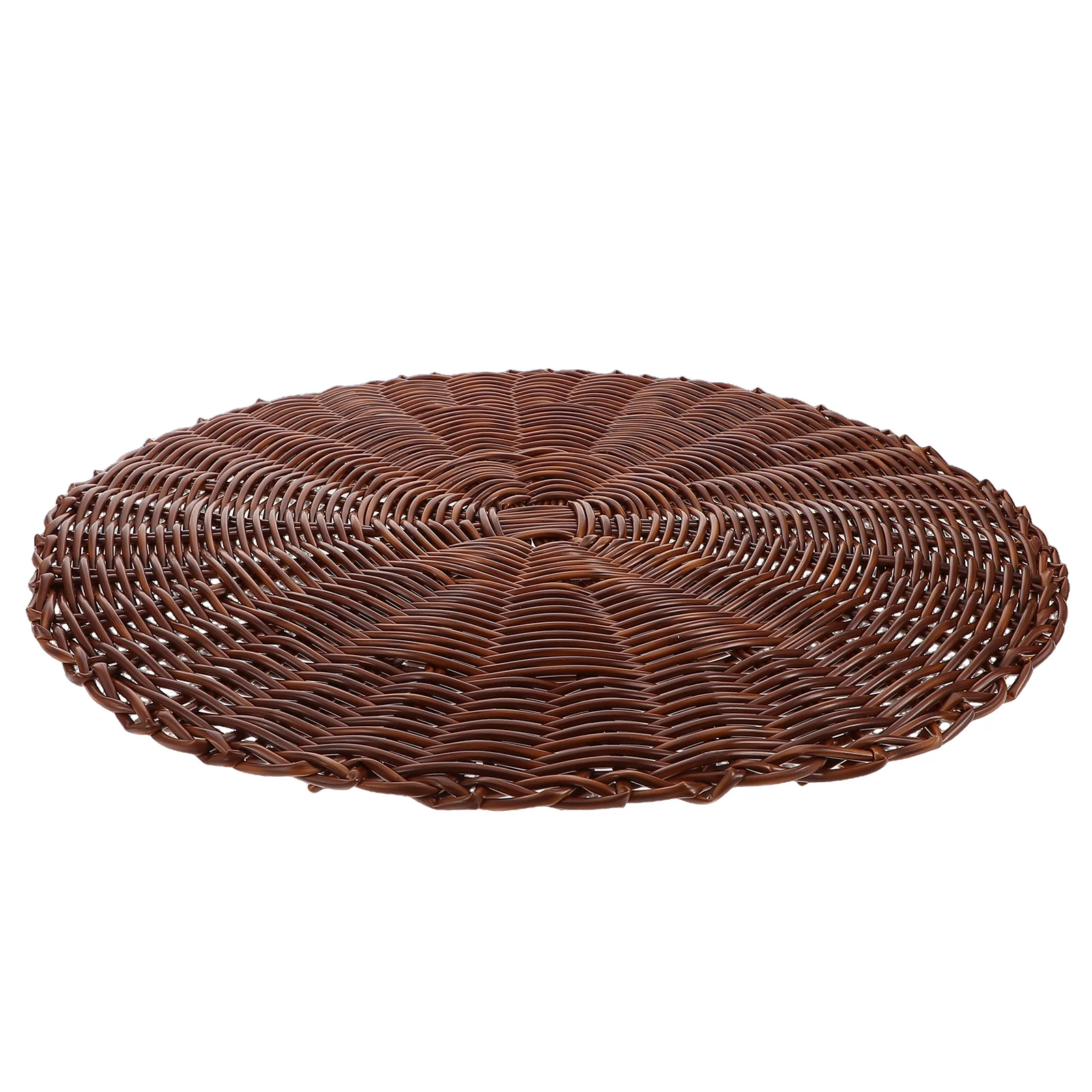 

Hand Woven Chair Cushions Round Breathable Seat Pad for Use Plastic Style Kitchen Patio Stool Comfort Mat Non