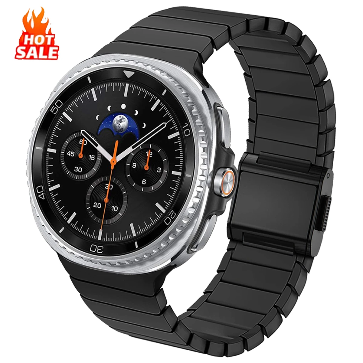 Luxuriöses Magnetarmband für Samsung Galaxy Watch 8 40mm 44mm 8 Classic 46mm 2025 für Galaxy Watch Edelstahl-Armband