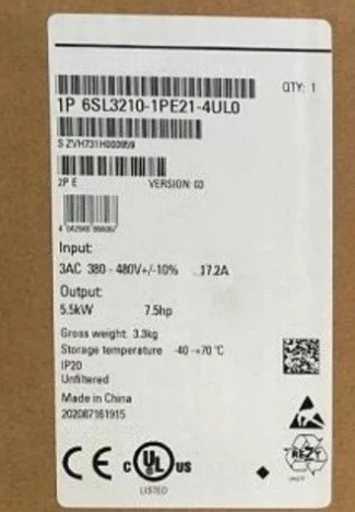 

Brand New Original 1pcs 6SL3210-1PE21-4UL0 Power Module Hot Selling Expedited shipping