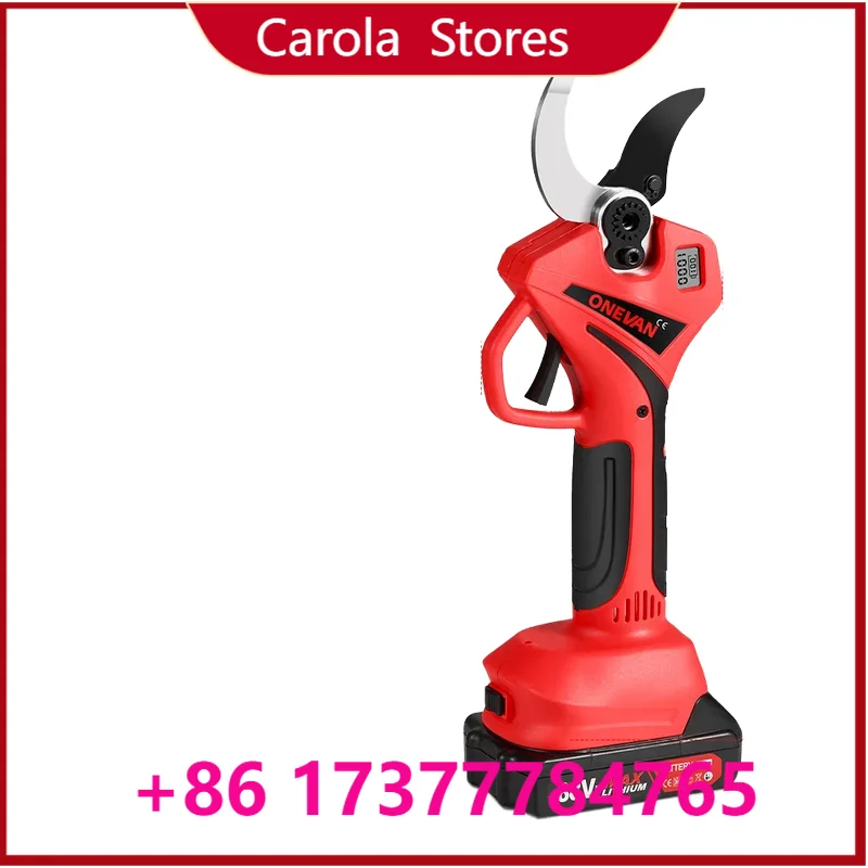 21V 380W Brushless Cordless Pruning Shear 2 Speed Adjustable Fruit Tree Bonsai Garden Branch Pruner Cutting Tool