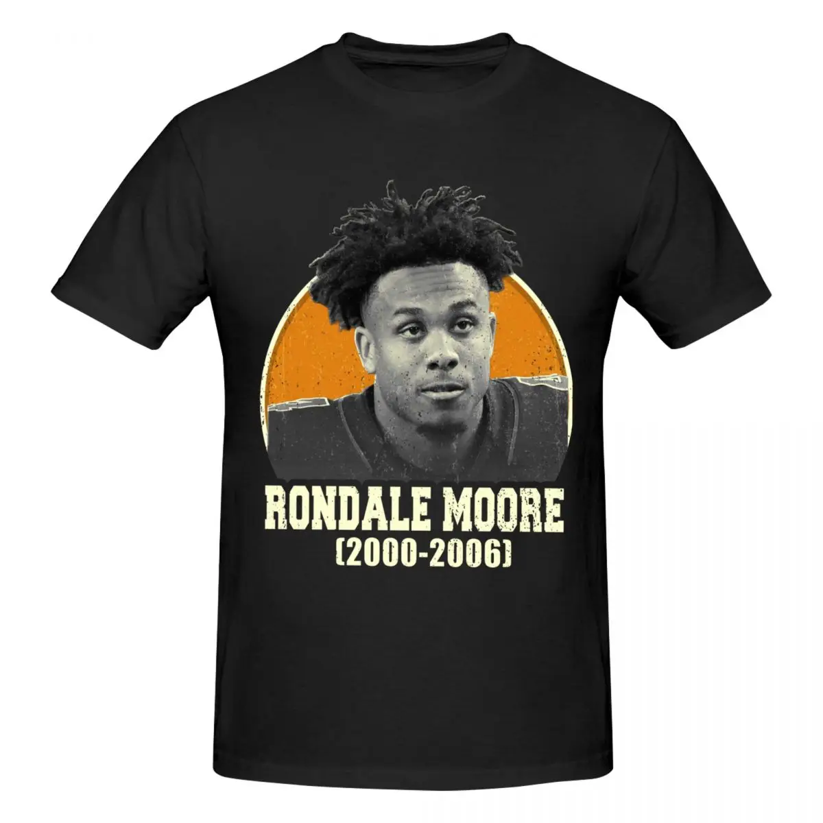 Men Rondale Moore Trendy T Shirt Streetwear O-neck Cotton Shirt Men