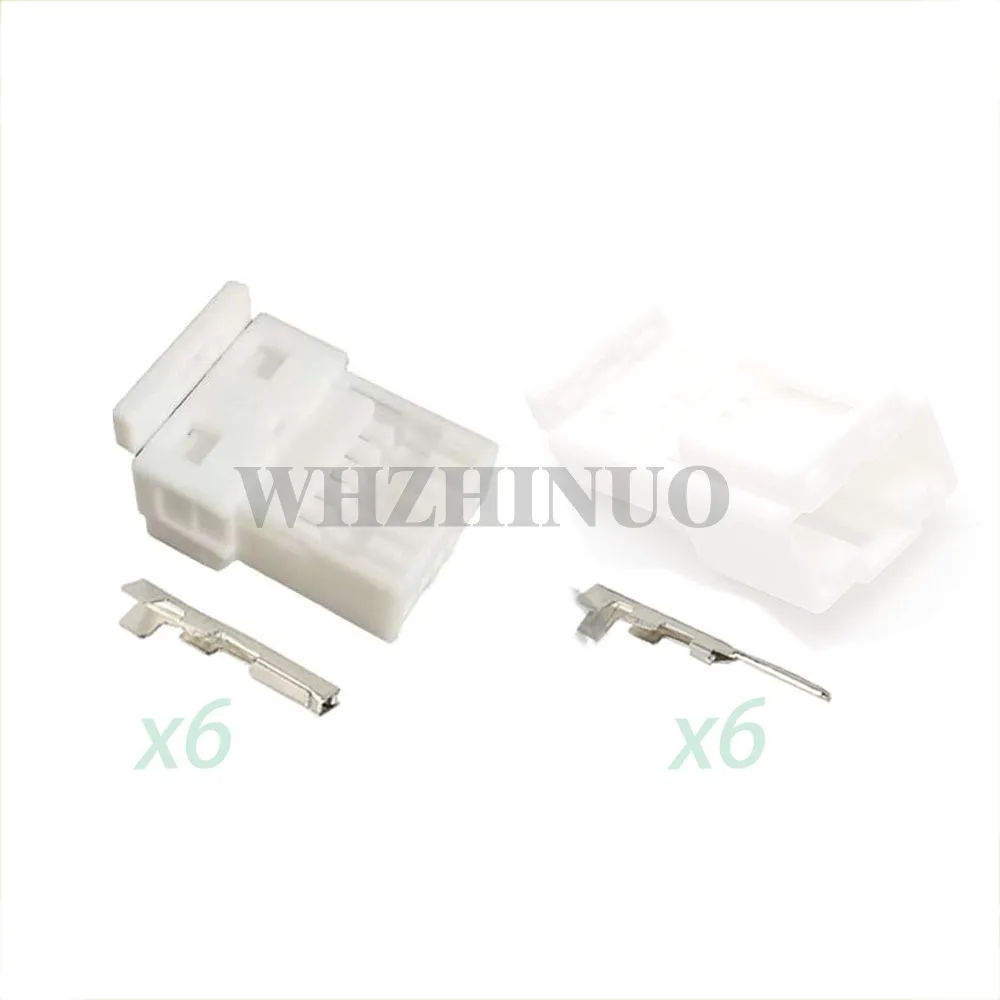 6 Pin 3A06MW 7283-8663 3A06FW 7282-8663 Car Rearview Mirror Plug Cable Connector 0.7 Series Miniature Unsealed Socket