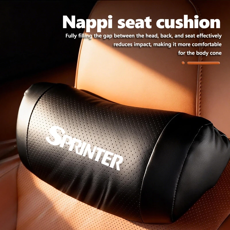 For Benz Fashion Car Styling Seats Neck Pillow Headrest Shoulder Pad Accessories C200 C260 W205 VITO SPRINTER CLS SLK A C E R V