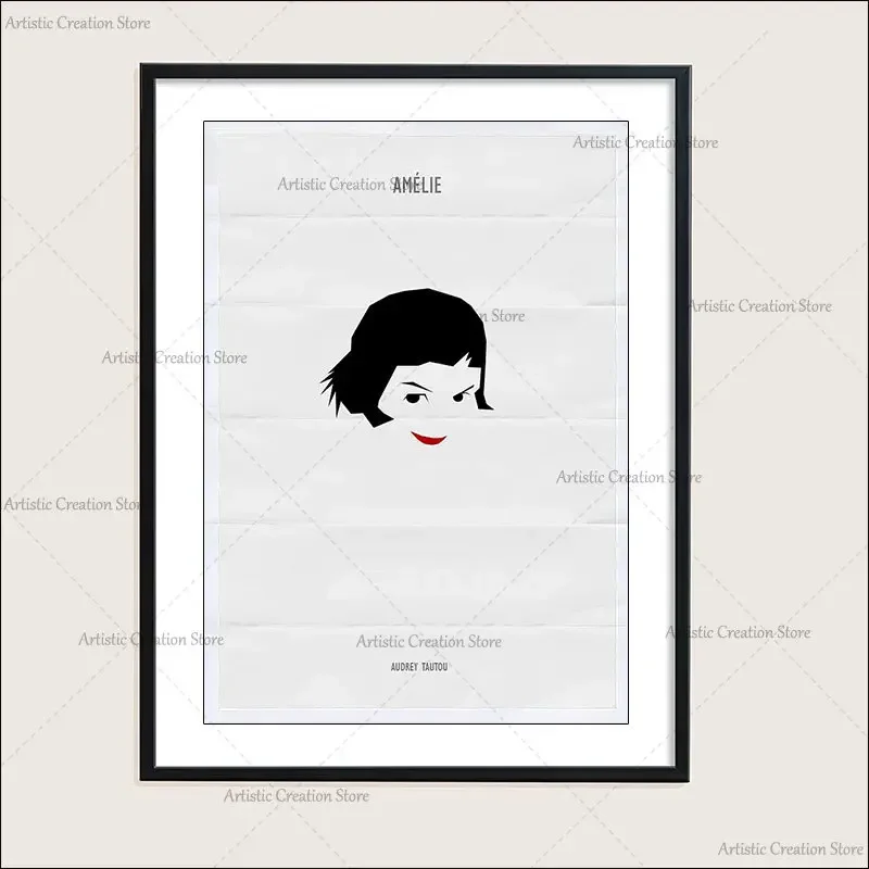 Amelie Movie Posters Art French Classic Film Amelie Canvas Painting Print Pictures for Bedroom Nordic Wall Art Home Decor Gift