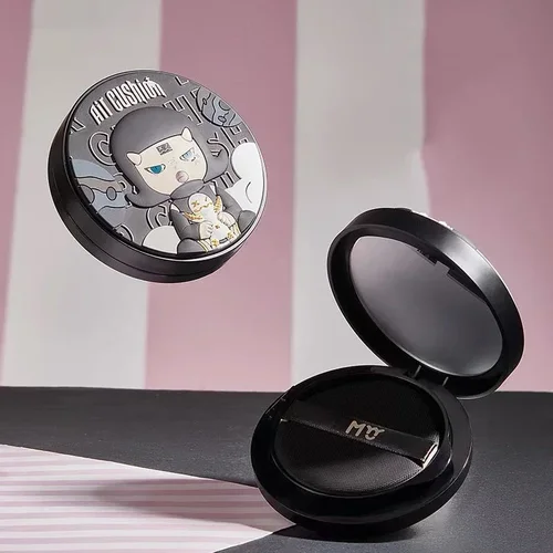 양면 컨실러 브러시 포함, 화이트 파운데이션 스틱, 2 인 1 커버, 모이스처라이징 여성 메이크업, 얼굴 피부 커버 메이크업 