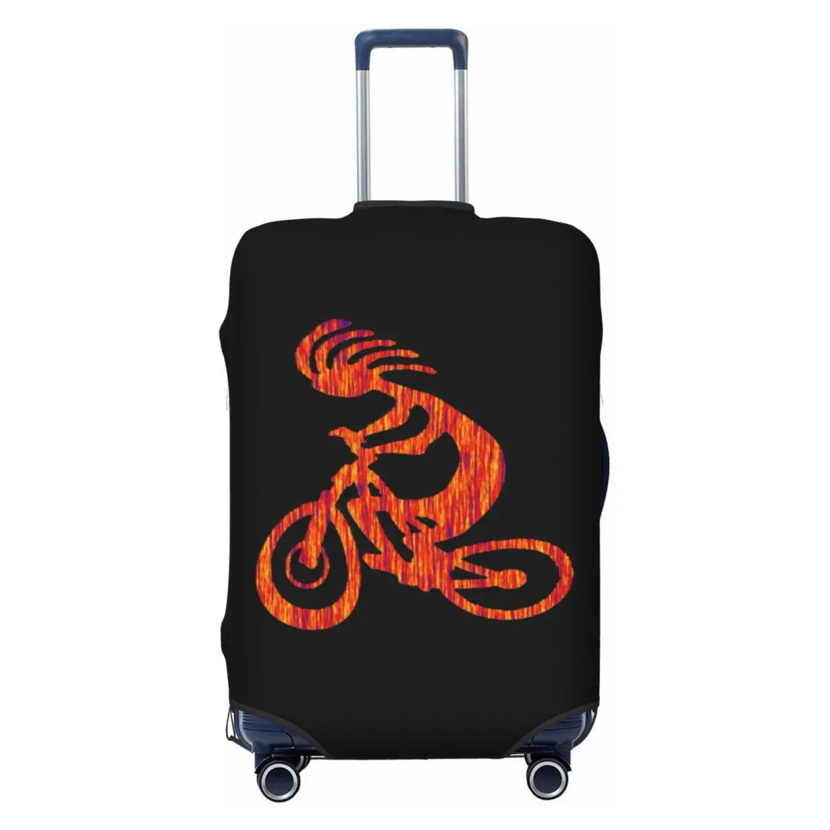 

Пользовательский африканский племенный индейский кокополли, чехол для багажа, забавный защитный чехол для чемодана, костюм для 18-32 дюймов