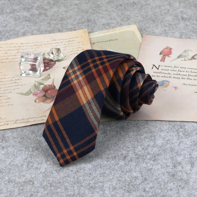 Mode Baumwolle Krawatten Für Männer Frauen Casual Plaid Krawatte Für Schule Jungen Mädchen Anzüge Krawatte Schlanke Hochzeit Krawatte gravatas 6cm – Detail 13