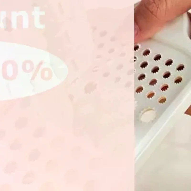 2 PCS Cut Resistant Kitchen Hand Guard Food Safe Plastic Clip For Slicing Grating Chopping Vegetables Prevents Cuts