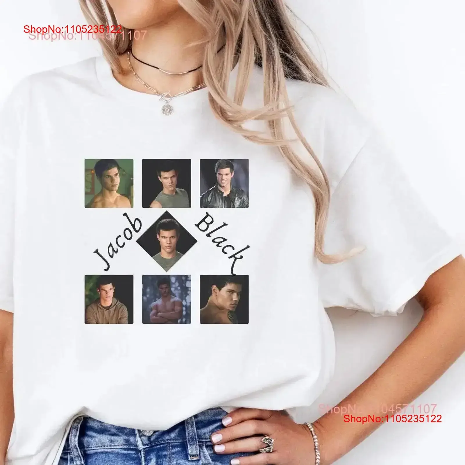 

Retro JACOB BLACK T Shirt Edward Cullen Robert Pattinson Team vintage Washed Casual Slightly Soft Top For Everyday Wear graphic