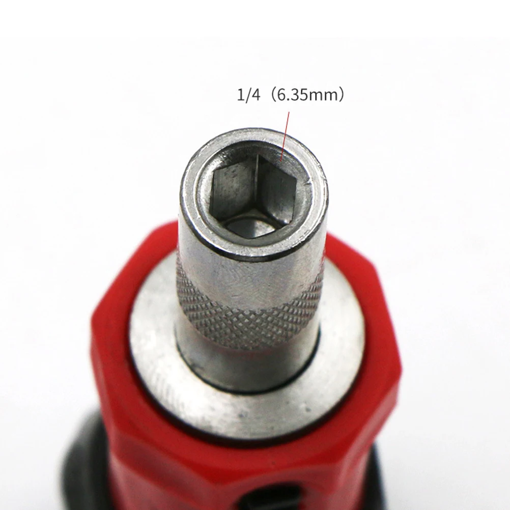 

2Pcs Screwdriver Handle 6.35mm Ratchet Bit Holder Forward Reverse Torque Adjustable Shafts Electric Hand Drill