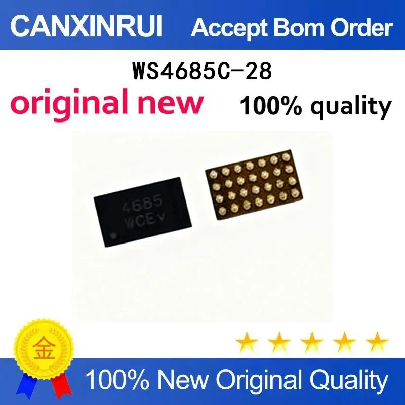 

(5-100 Pieces) Brand new original WS4685C-28/TR silk screen 4685 BGA spot chip IC