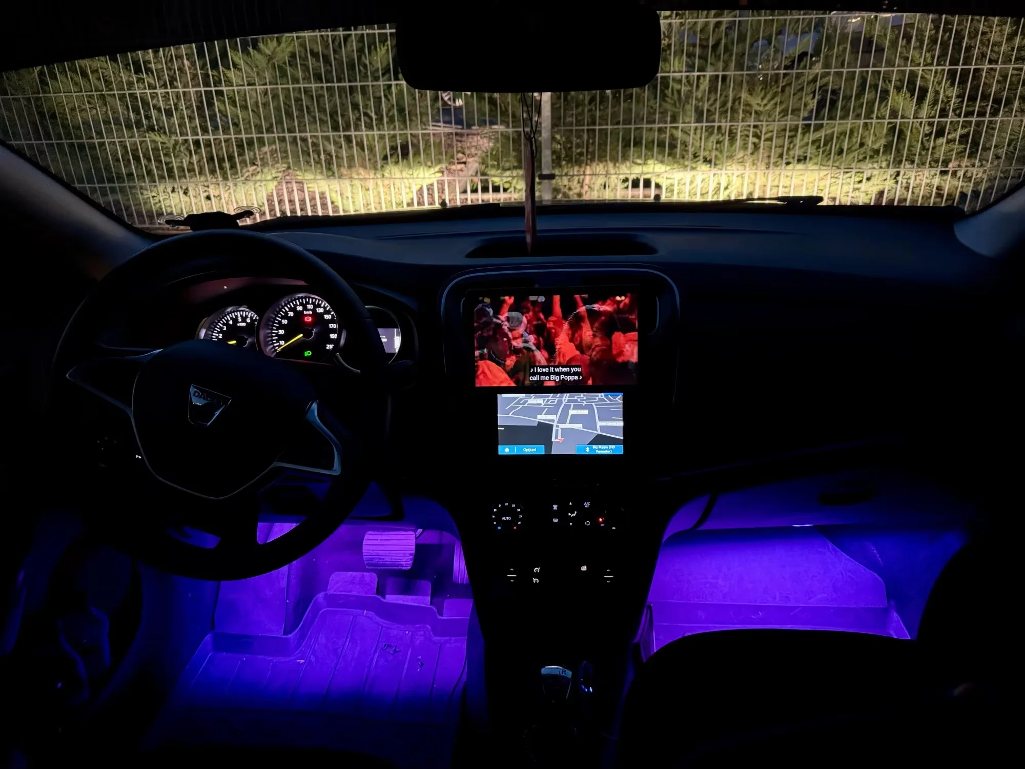 Auto-Neon-LED-Innenraum-Ambiente-Fußraumbeleuchtung für Tesla, Hintergrundbeleuchtung mit Fernbedienung, App-Musiksteuerung, Auto-Dekorationslampen-Zubehör – Detail 11