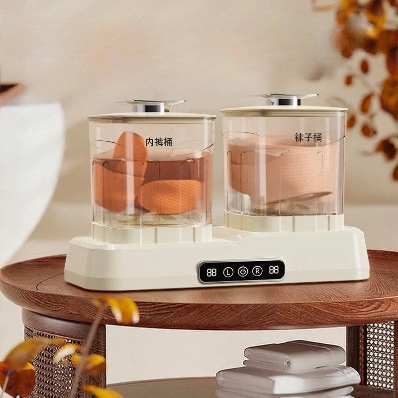 

Portable Dual Cup Mini Washing Machine Wireless Stable Convenient Space-saving Washing Machine Durable Household Appliances