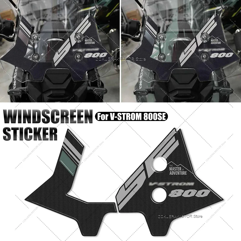 

For V-strom 800se vstrom800se Motorcycle Accessories Windscreen Protective 3D Sticker Waterproof Sticker