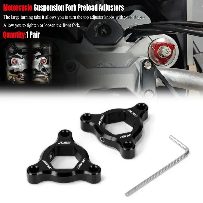 Image of Für X-ADV750 XADV 750 X-ADV 750 XADV750 Motorradzubehör Vorderradgabel-Vorspannungseinsteller Schutzkappe