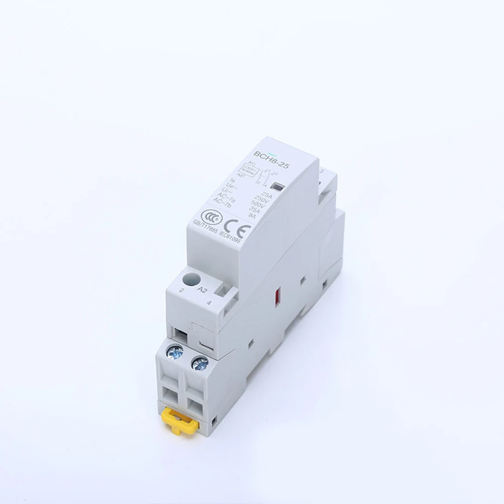

AC Contactor for Load and Lighting Circuit Control 25A 2 Pole 2NO 230V with Rail Mount Providing and Safe Usage