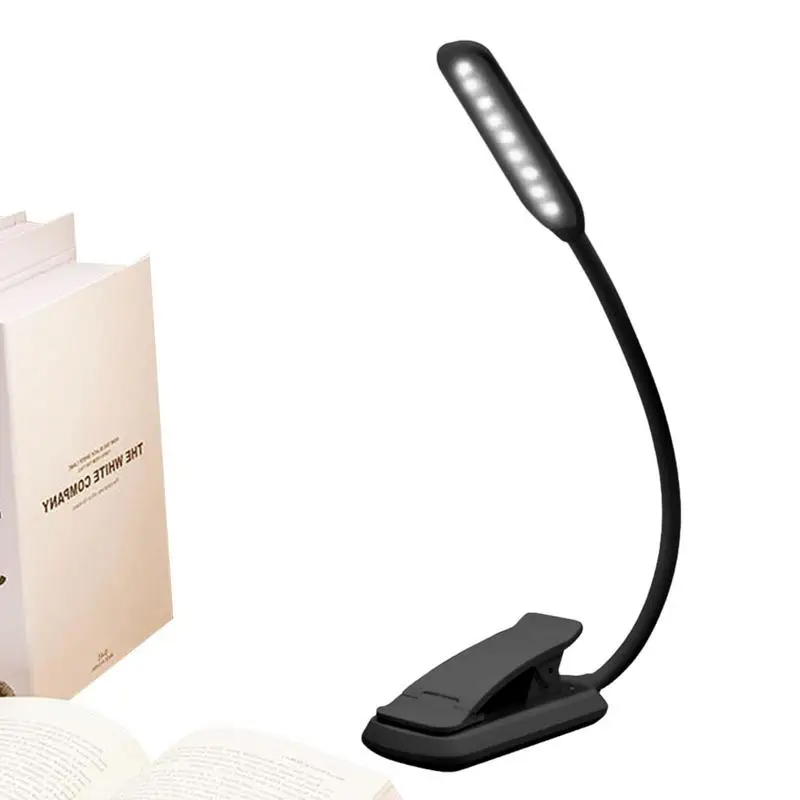 

Clip On Reading Light LED Reading Light Ultralight Eye Protection Rechargeable Clip On Book Light For Desk Bed Headboard And