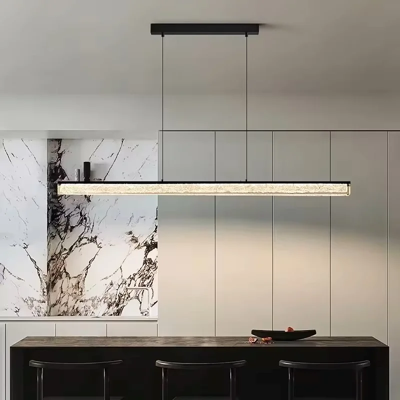 Modern Led Linear Pendant Light Fixtures For Dining Room Kitchen Table Office Minimalist Long Bar