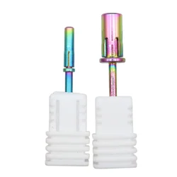 Quality 1pc Rainbow small big Nail Art Sand Ring sanding bands Mandrel Mini Sand Ring Shaft Split Nail Removal To Remove Dead Sk