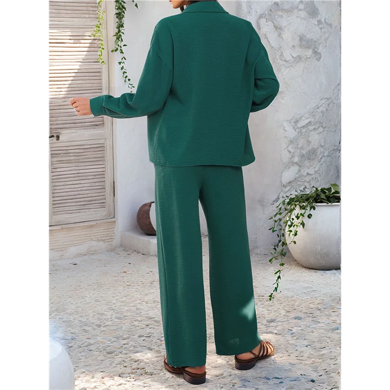 

ABP-Two Piece Sets For Women 2025 Summer Long Lounge Set Casual Beach Vacation Outfits Spring Sweatsuits Tracksuit