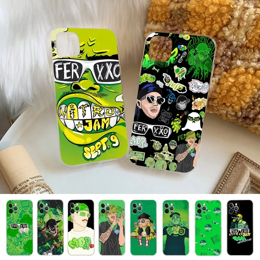 

Singer F-Feid Ferxxo SIXDO Phone Case for iPhone 16 15 8 7 6 6S Plus X SE XR XS 14 11 12 13 Mini Pro Max Mobile Case
