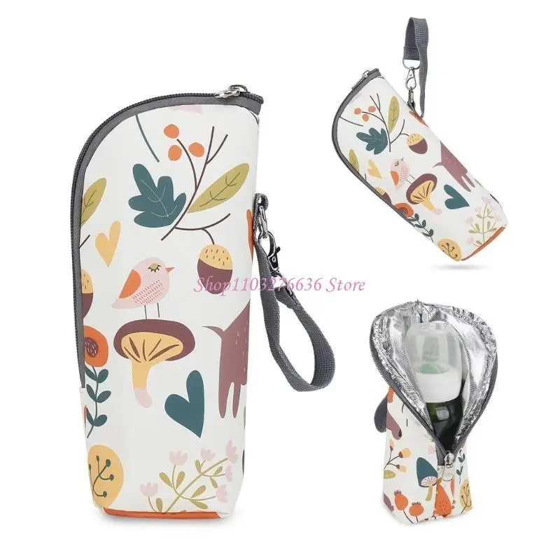 R6FD Baby Kinderwagen Flasche Tasche Elektrische Fahrzeug Wasser Tasse Beutel Freien Praktische Baby Flasche Isolierung Fall – Detail 3