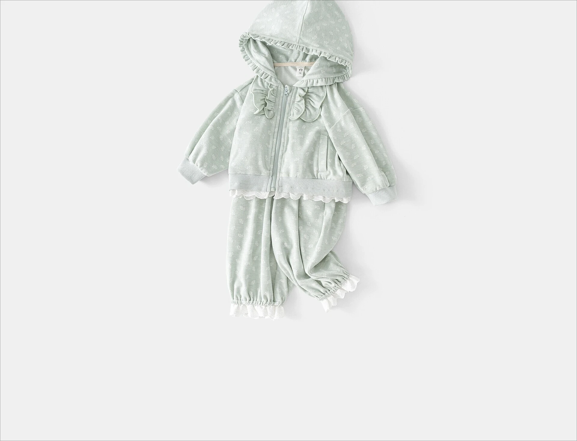 Girls 2026 New Autumn Outfit Set Girls Treasure Spring and Autumn Style Childrens Hooded Hoodie Cardigan Two Piece Set