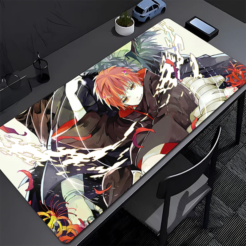 

Gaming Mousepad Naruto Sasori Anime Mouse Mat Office Gamer Computer Non-Slip Mouse Pad HD Print Big Desk Mat PC carpet Mousepad