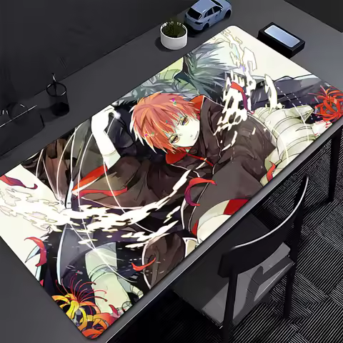 Gaming Mousepad Naruto Sasori Anime Mouse Mat Office Gamer Computer Non-Slip Mouse Pad HD Print Big Desk Mat PC carpet Mousepad