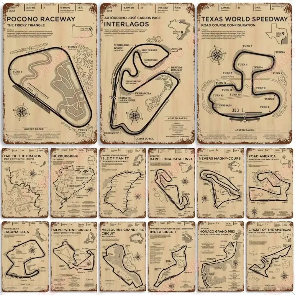 Винтажный-постер-f1-formula-racer-металлическая-жестяная-вывеска-табличка-эстетика-гоночный-Монако-Гран-при-цепной-трек-настенное-искусство-домашняя-комната-de