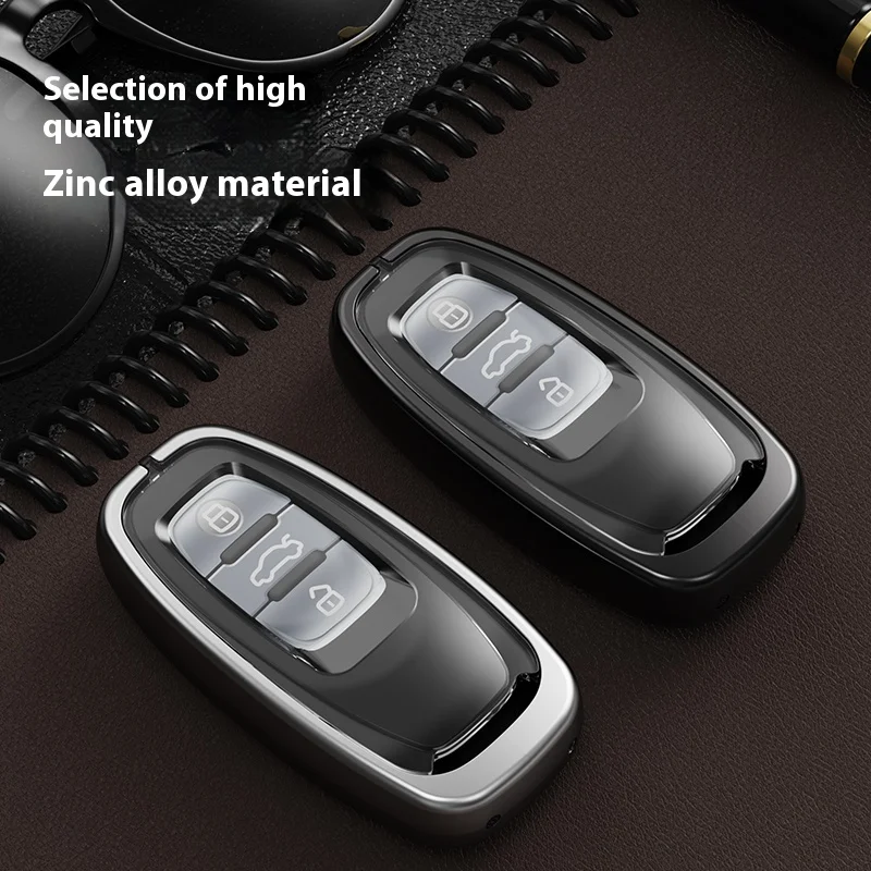 High quality zinc alloy car remote control key housing suitable for Audi series A6L A8L A7 exclusive use