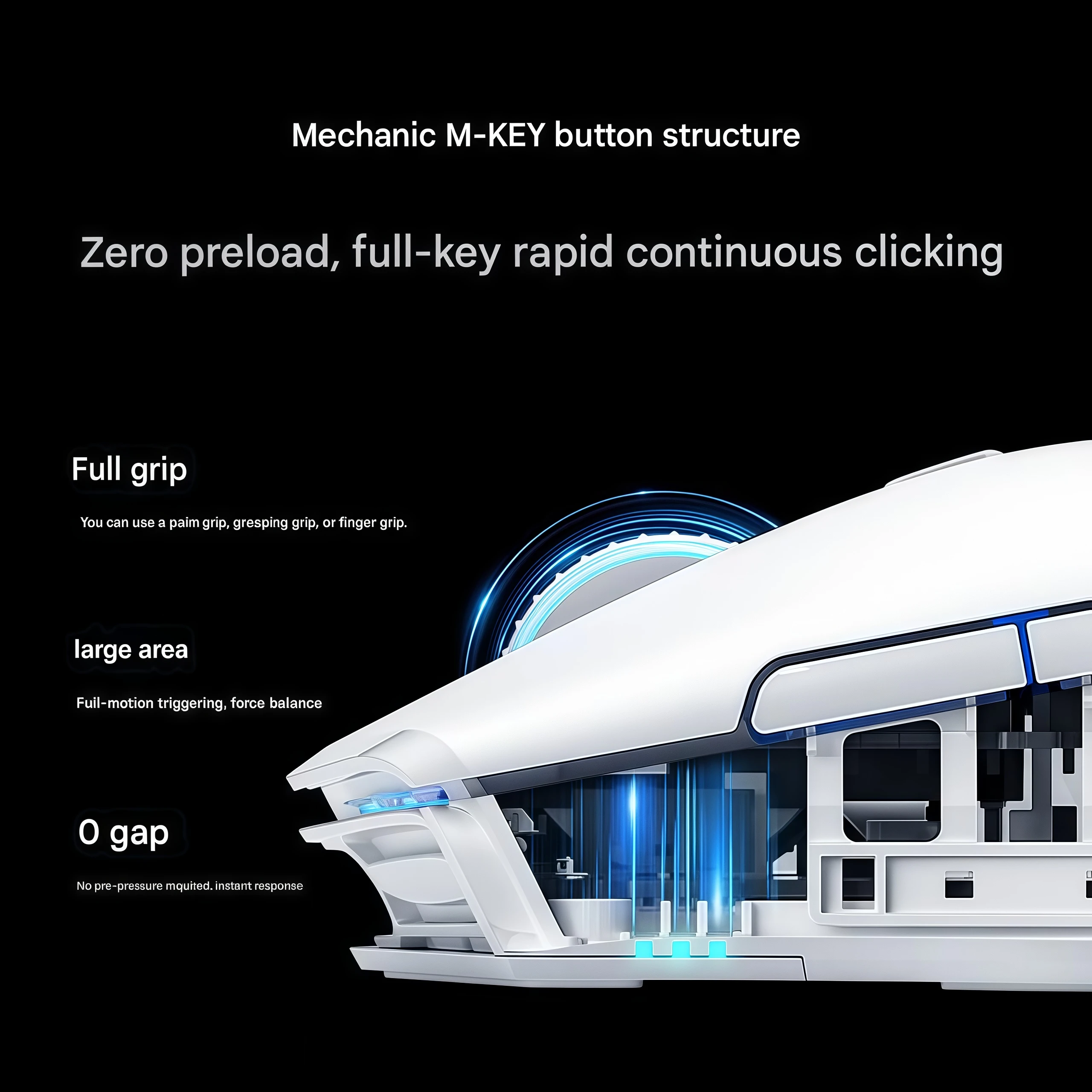 MACHENIKE L8 PRO 8K Gaming Mouse PAW3395 Sensor 8000Hz Tri-Mode Wireless 26000DPI 83g Lightweight Rechargeable RGB Gamer Mice