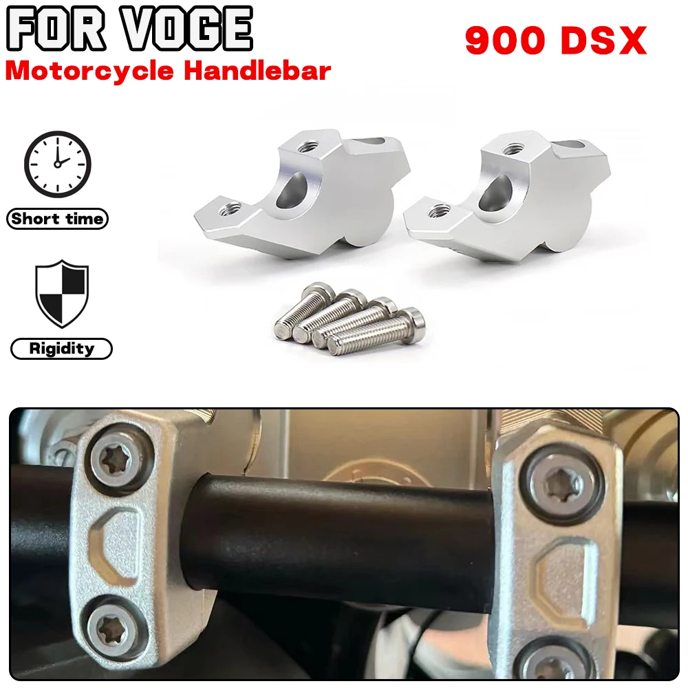 For VOGE MOTO 900 DSX Motorcycle accessories Handlebars Back Move Mount 28MM CNC Aluminum Handlebar Riser