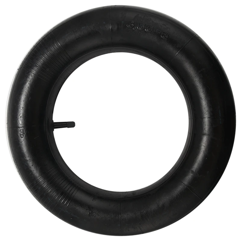 

Wheelbarrow Inner Tube 3.50-8 Heavy Duty Rubber Inner Tube Replacement with Tr13 Valve Stem Garden Cart Inner Tube B