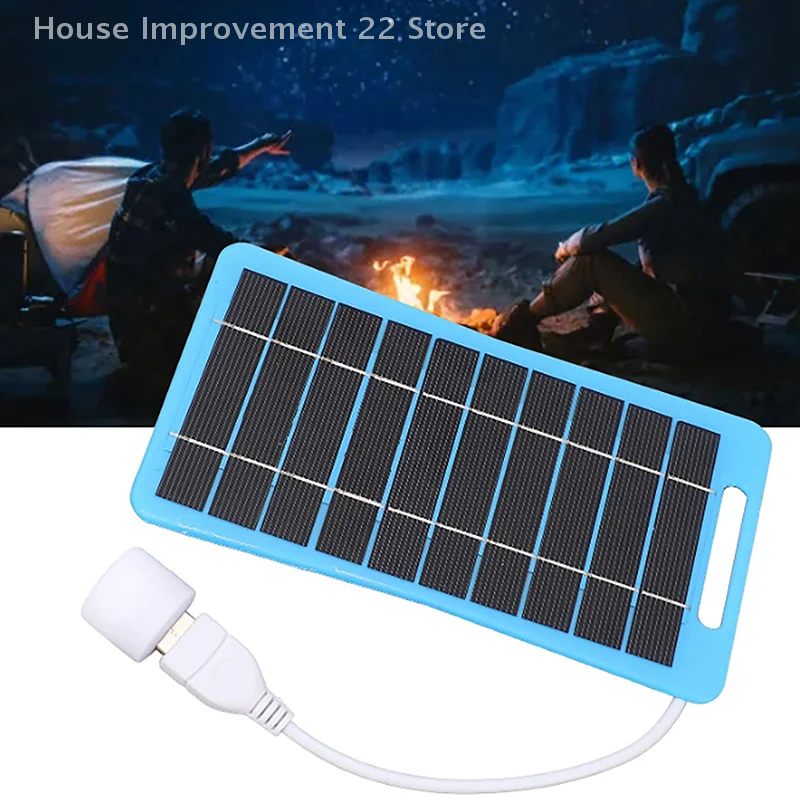 Mały panel słoneczny 5 V/5 W z USB DIY monokrystaliczny krzemowy ogniwo słoneczne wodoodporny przenośny panel zasilania kempingowego do telefonu komórkowego