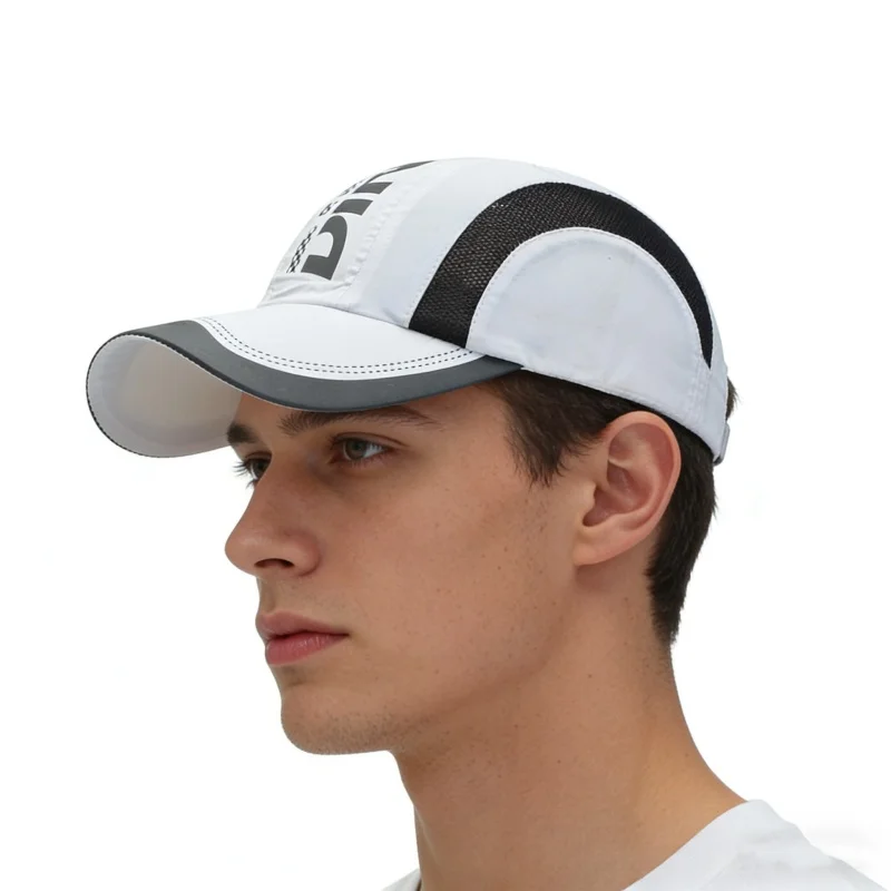 

Unisex Quick Drying Golf Baseball Hat Letter Printed Breathable Mesh Anti-UV Sunhat Summer Cycling Travel Sports Runing Club Cap