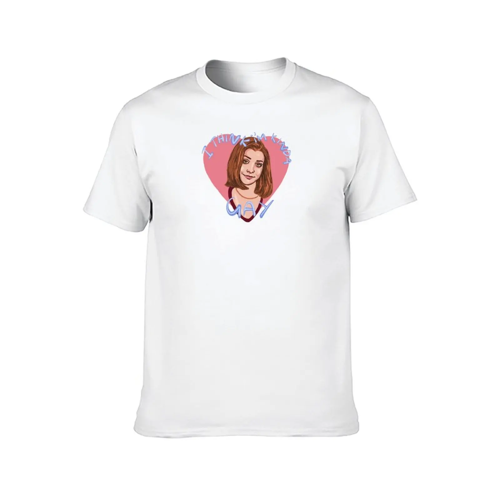 I think I’m Kinda gay Willow buffy, vampire, slayer, Alyson, Hannigan, T-Shirt affliction shirts clothes anime shirts men