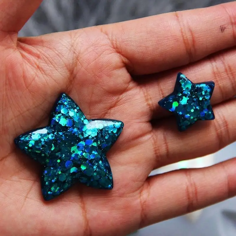  Silicone Jelly Star Pendant Mold Crystal Epoxy Resin Casting Mould DIY Jewelry
