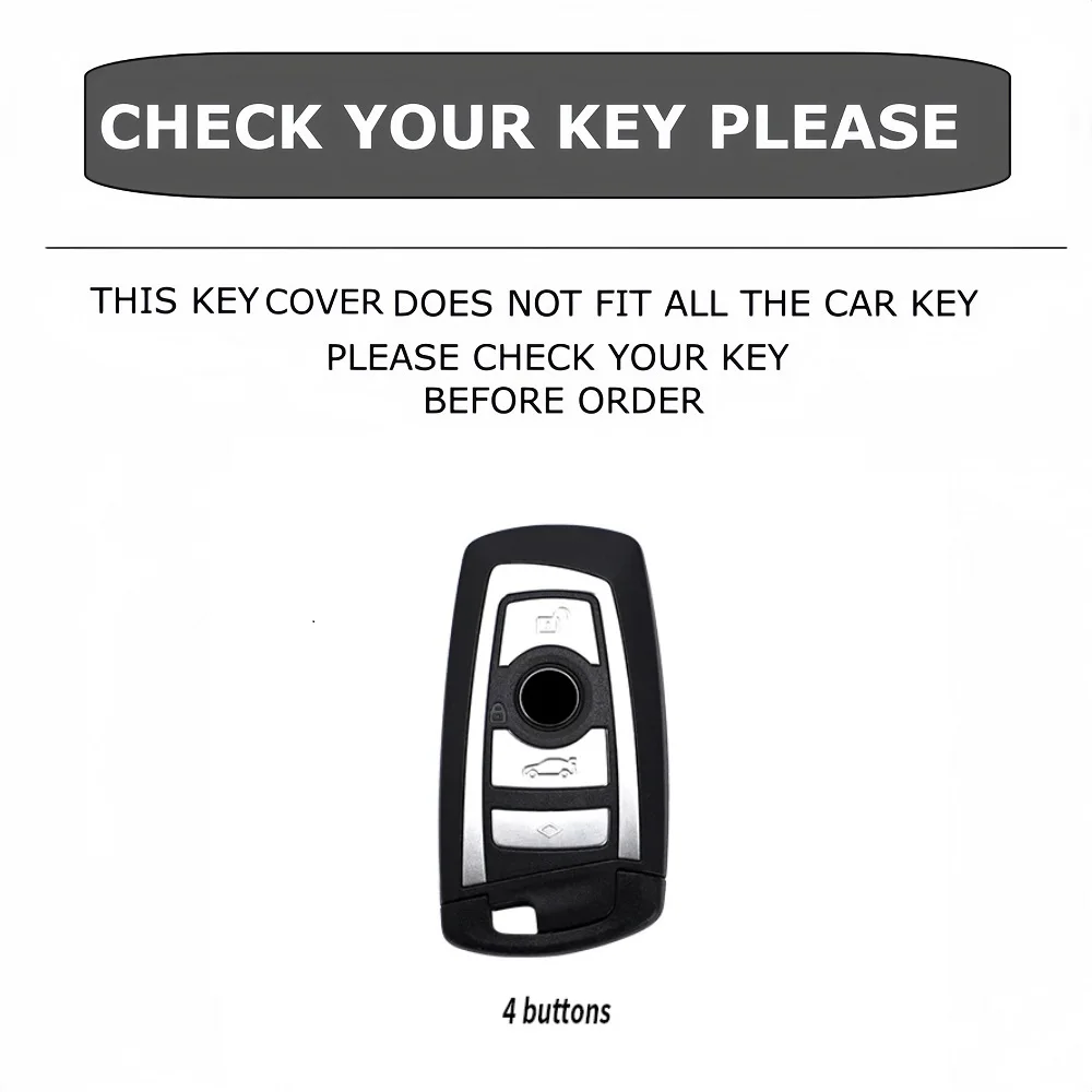 

Metal Car Key Case Cover Shell Fob For BMW 1 3 5 7 Series X1 X3 X4 X5 F10 F15 F16 F20 F30 F18 F25 M3 M4 E34 Keychain Accessories