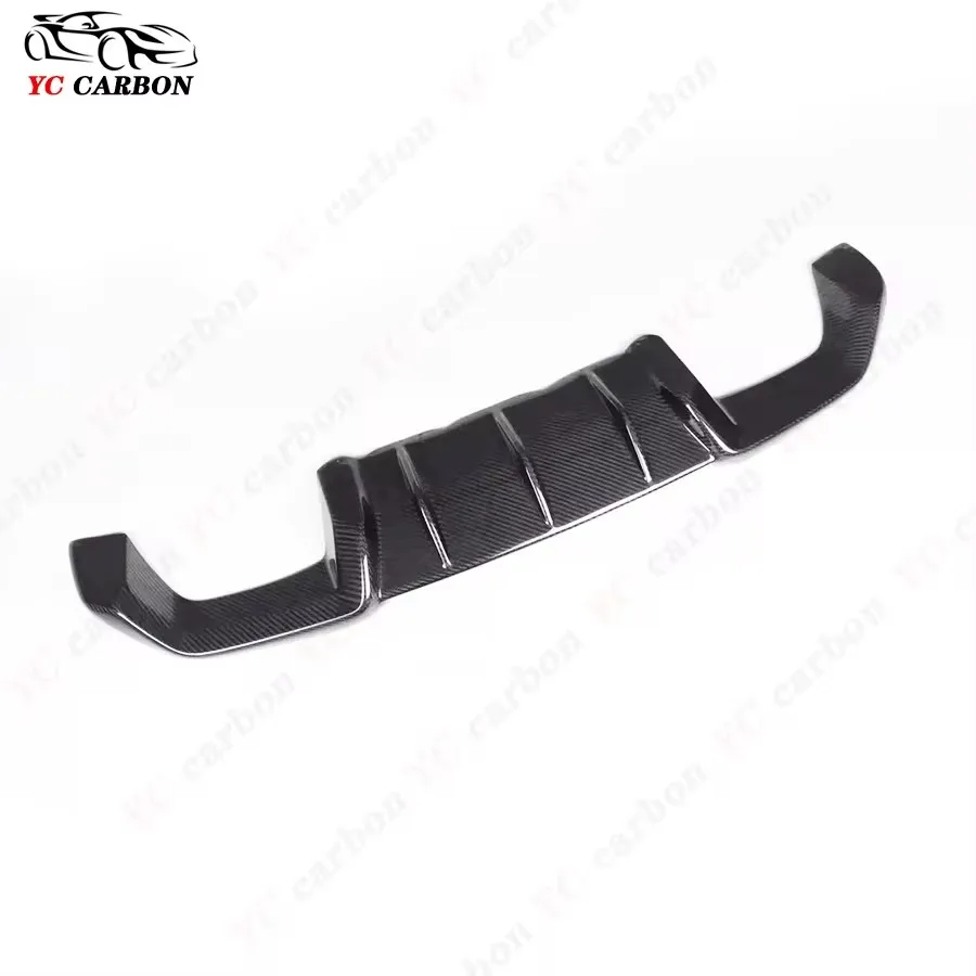 For BMW M2 F87 M2C 2014-2021 MP Style Carbon Fiber Car Rear Lip Diffuser Back Bumper Spoiler Separator Body Kit