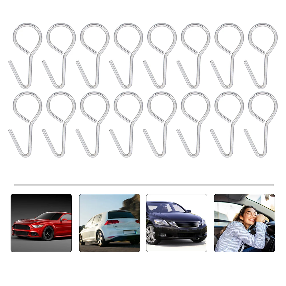

50pcs Hook Car Seat Cover Fixing Hooks Metal Hanger Clips Cushion Seat Cover Installation Stable Durable Universal Fit