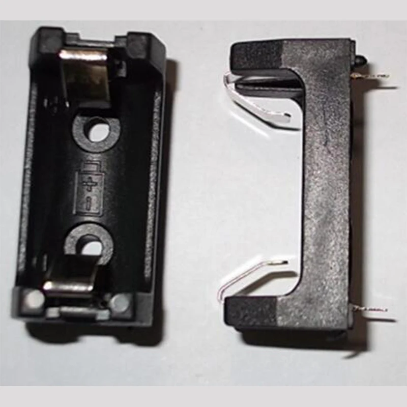 ER14250 AA 1/2 Battery Holder with Spring Pogo Pins, ABS Case for Security Medical Device, IP54 Optional