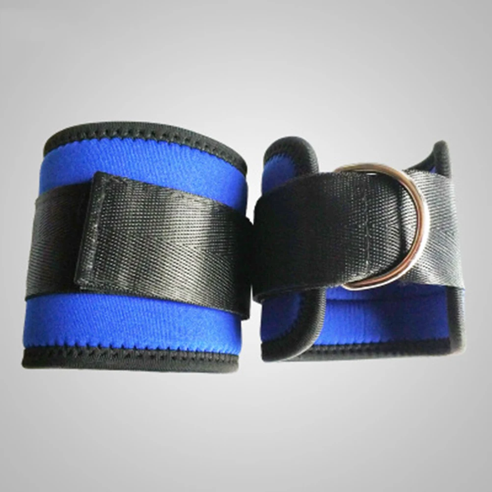 

2Pcs Ankle Straps Adjustable D-Ring Cuffs for Lower Body Exercises Glutes Hamstrings Leg Curl Hip Abductors Resistance Training